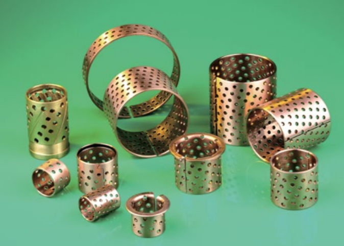 WB702 WB700 CuSn8 CuSn6.5 a enveloppé les bagues en bronze avec des trous 1