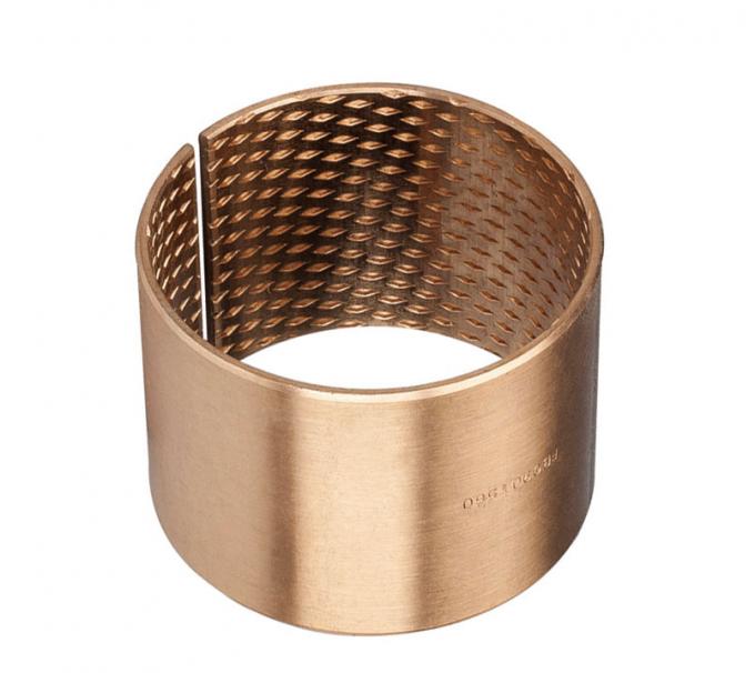 bagues en bronze de graphite de la lubrification CuSn8P d'Oilless de ² de 150N/mm 0